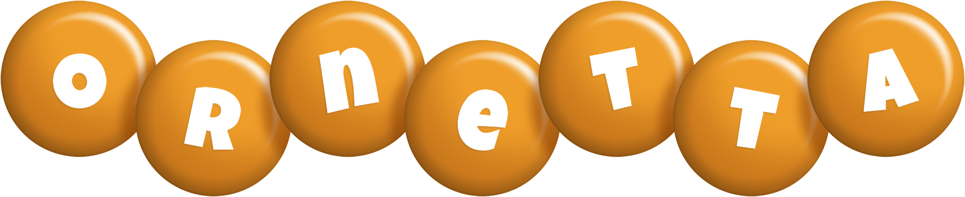 Ornetta candy-orange logo