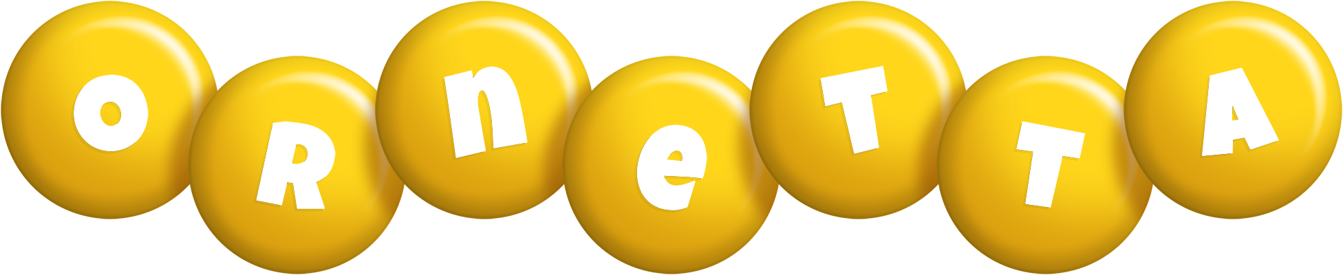 Ornetta candy-yellow logo