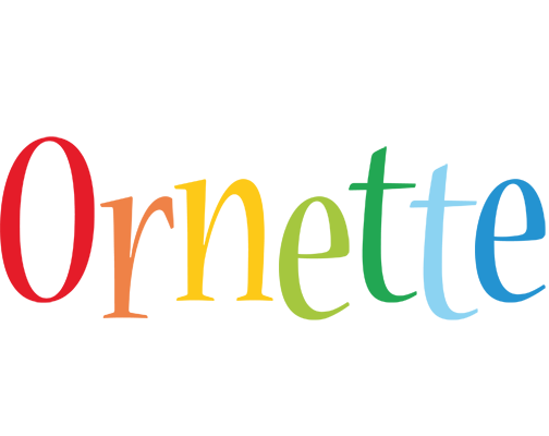 Ornette birthday logo