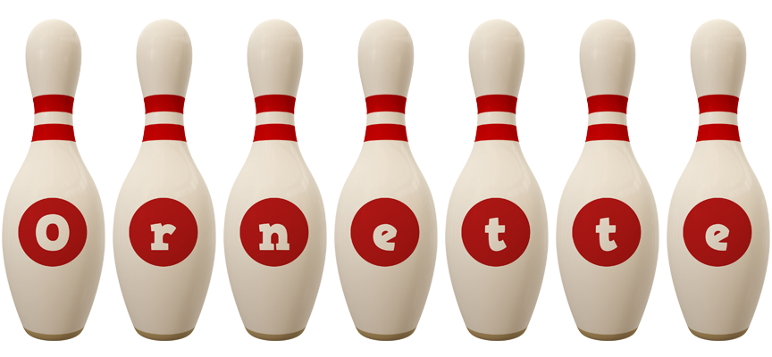 Ornette bowling-pin logo