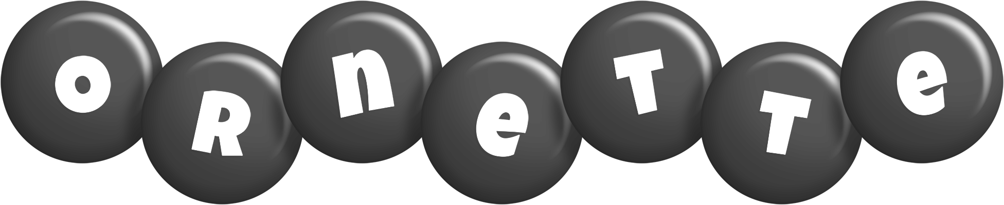 Ornette candy-black logo