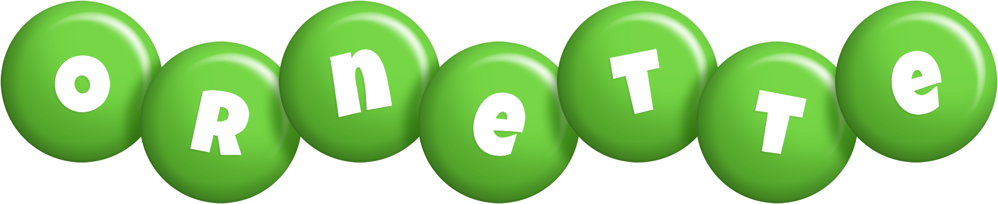 Ornette candy-green logo