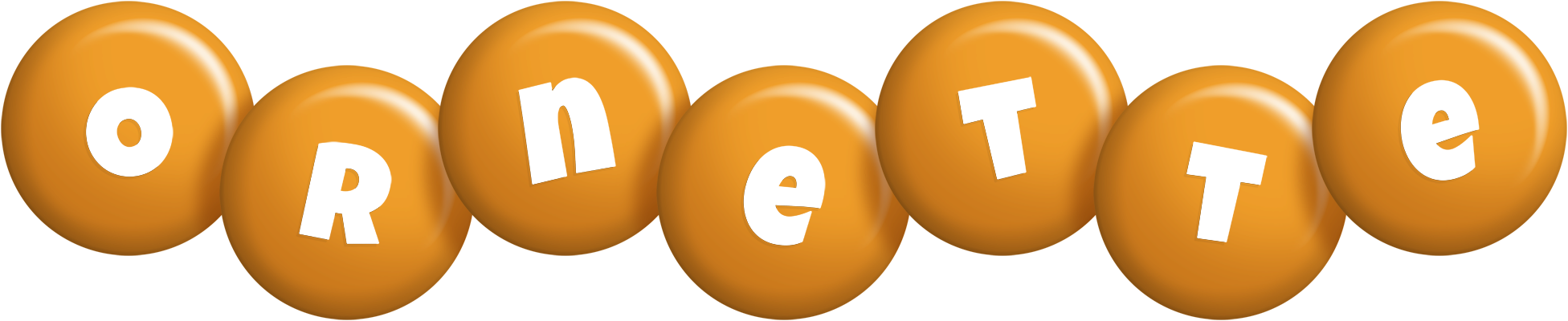 Ornette candy-orange logo