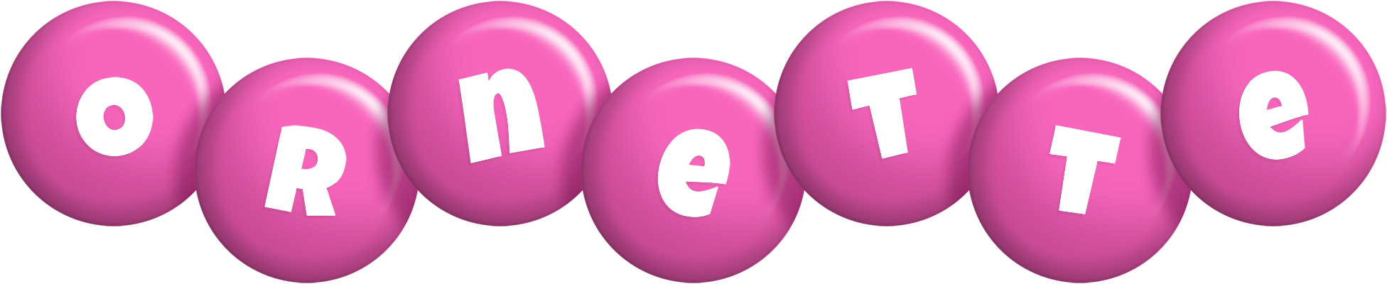 Ornette candy-pink logo