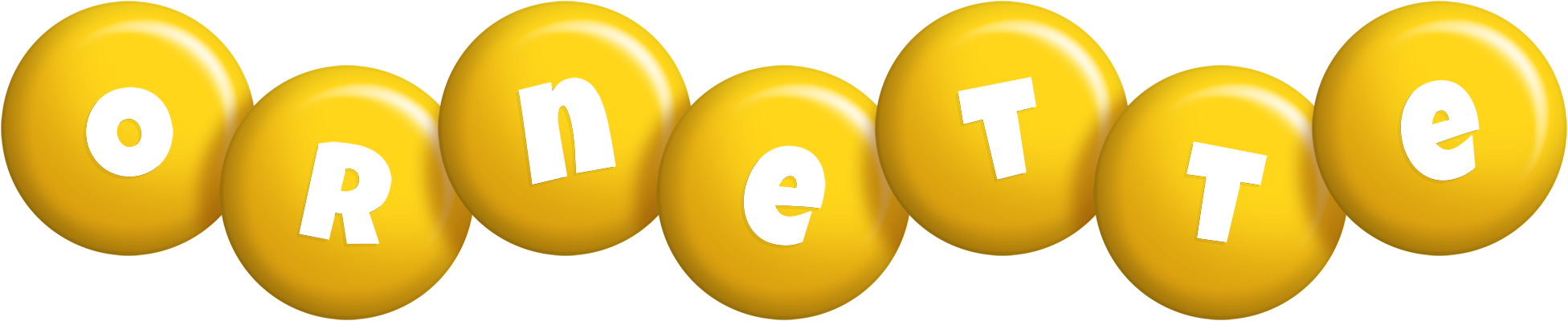 Ornette candy-yellow logo