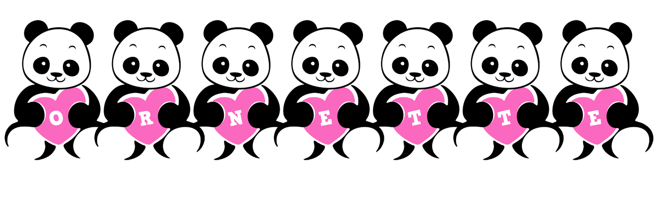 Ornette love-panda logo