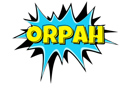 Orpah amazing logo