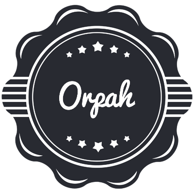 Orpah badge logo