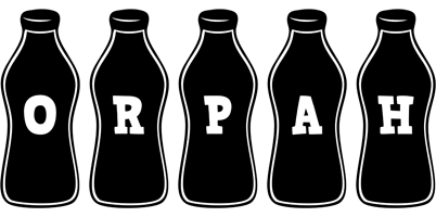 Orpah bottle logo