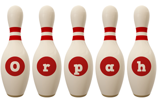 Orpah bowling-pin logo