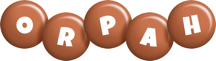 Orpah candy-brown logo