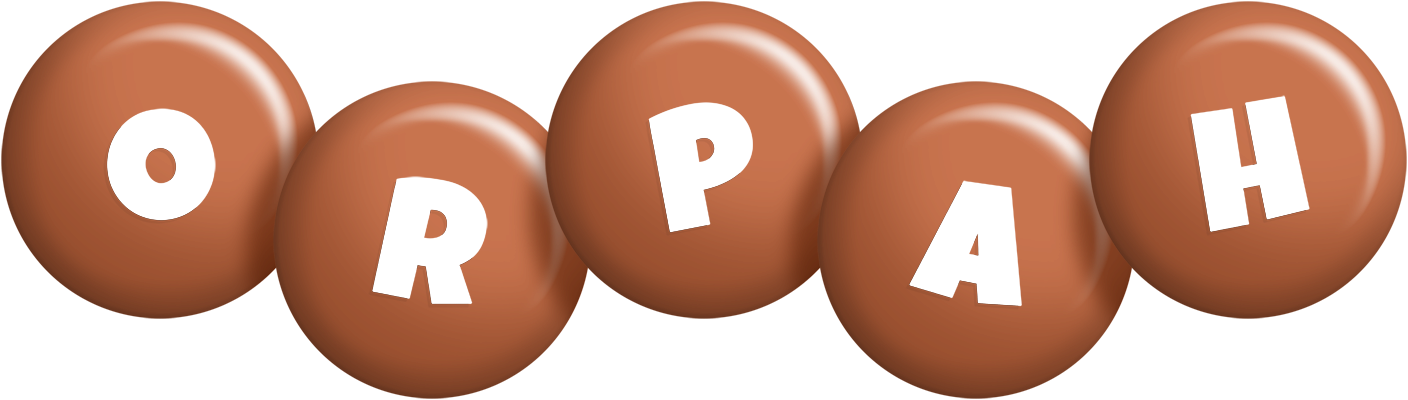 Orpah candy-brown logo