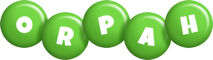 Orpah candy-green logo