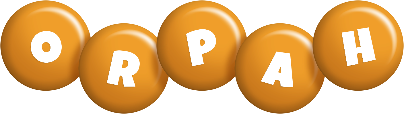 Orpah candy-orange logo
