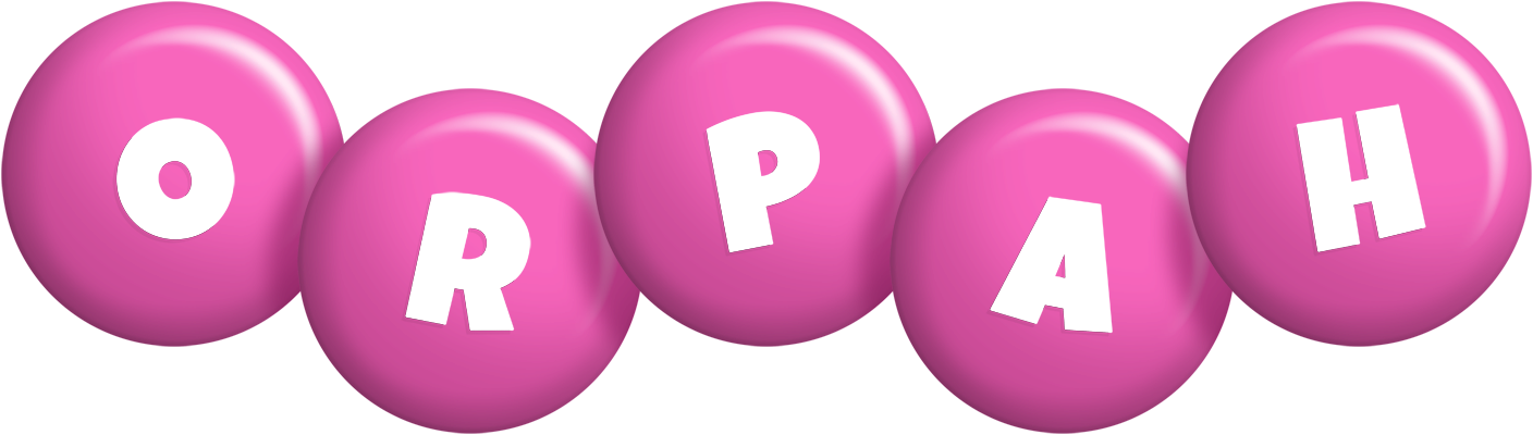 Orpah candy-pink logo