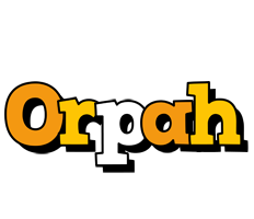 Orpah cartoon logo