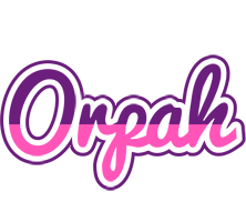 Orpah cheerful logo