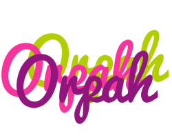 Orpah flowers logo