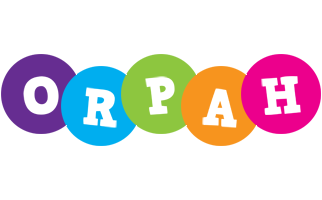 Orpah happy logo