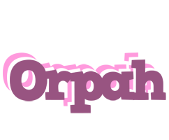 Orpah relaxing logo