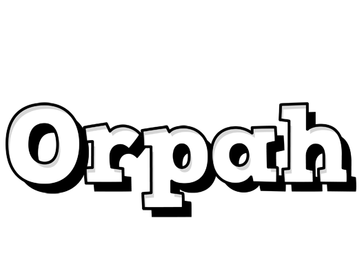 Orpah snowing logo