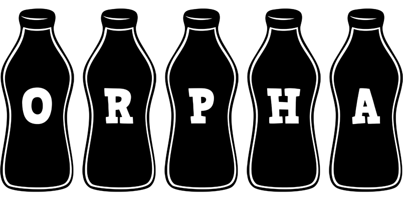 Orpha bottle logo