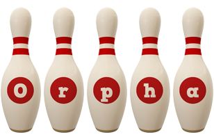 Orpha bowling-pin logo