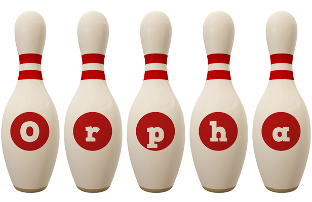 Orpha bowling-pin logo