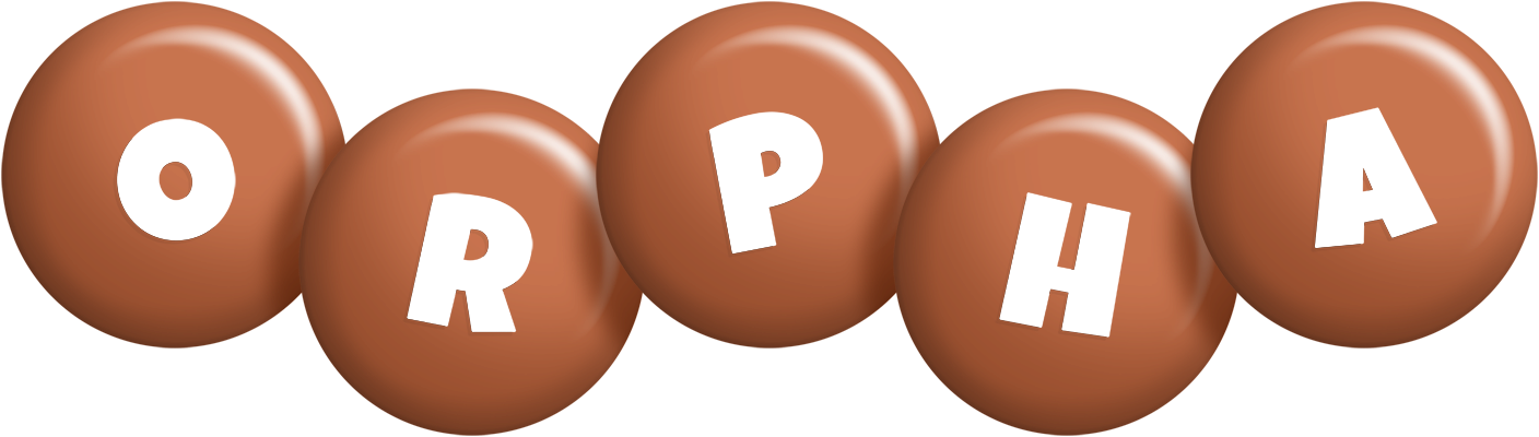 Orpha candy-brown logo