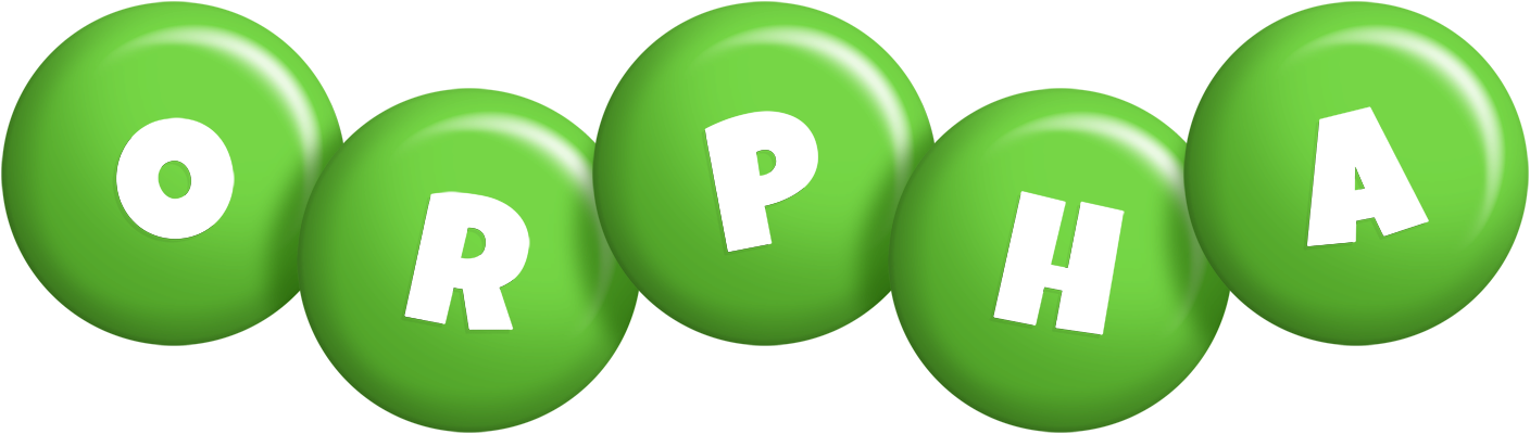 Orpha candy-green logo