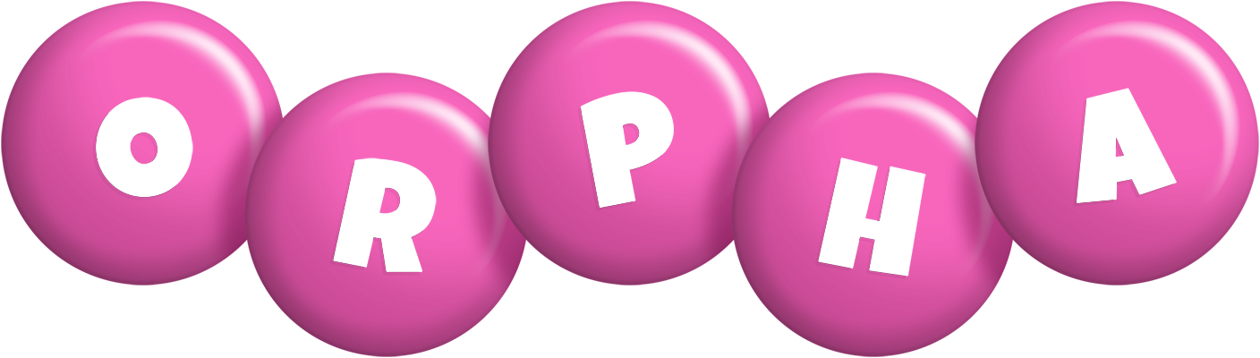 Orpha candy-pink logo