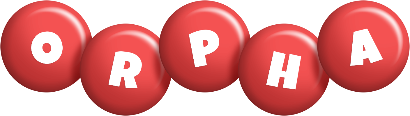 Orpha candy-red logo