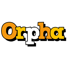 Orpha cartoon logo