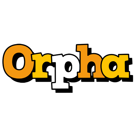 Orpha cartoon logo