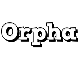 Orpha snowing logo