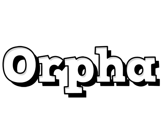 Orpha snowing logo