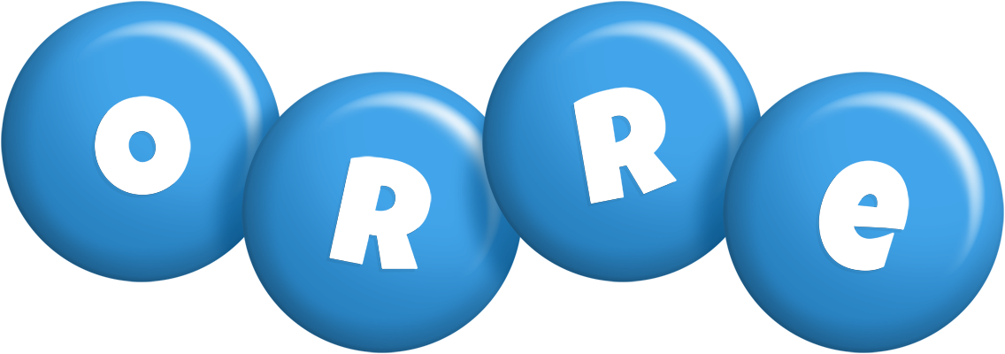 Orre candy-blue logo