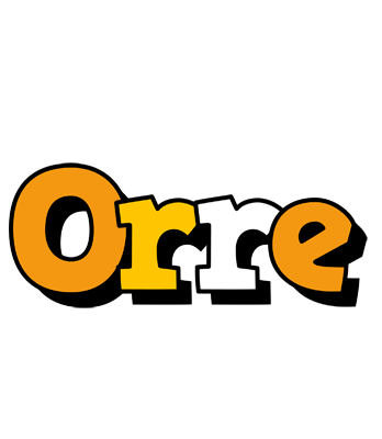 Orre cartoon logo
