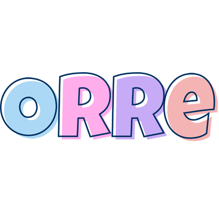Orre pastel logo