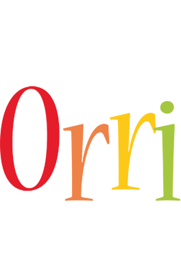 Orri birthday logo