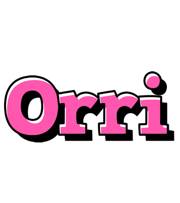 Orri girlish logo