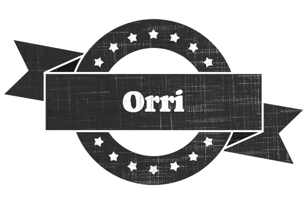 Orri grunge logo