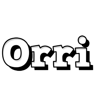 Orri snowing logo