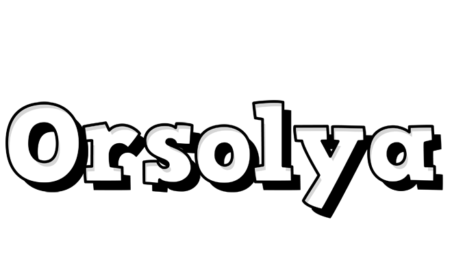 Orsolya snowing logo