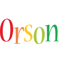 Orson birthday logo