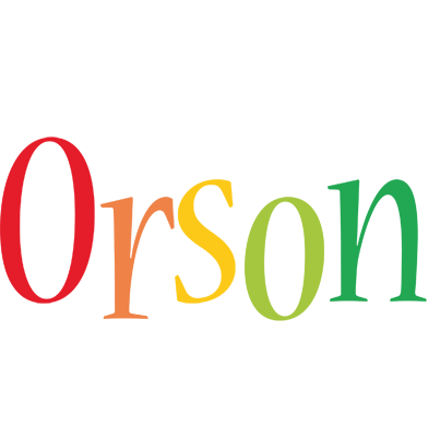 Orson birthday logo