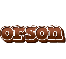 Orson brownie logo