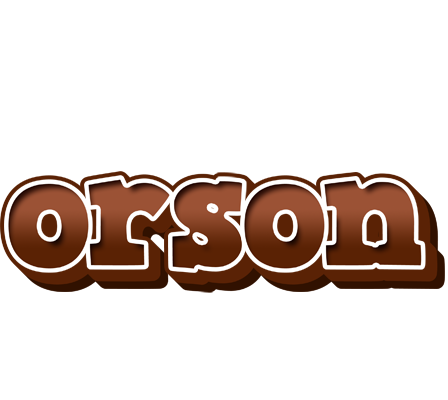 Orson brownie logo