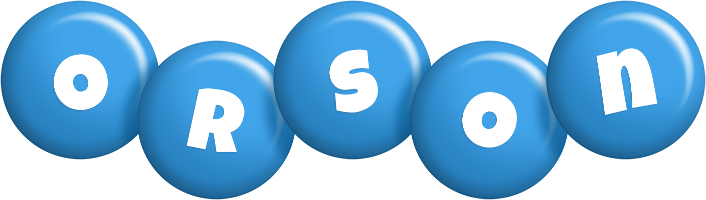 Orson candy-blue logo