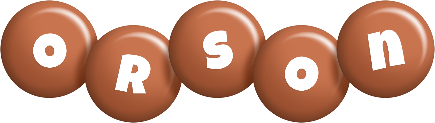 Orson candy-brown logo